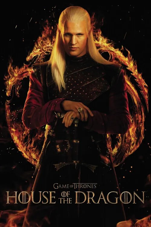 Kunstafdruk House of Dragon - Daemon Targaryen