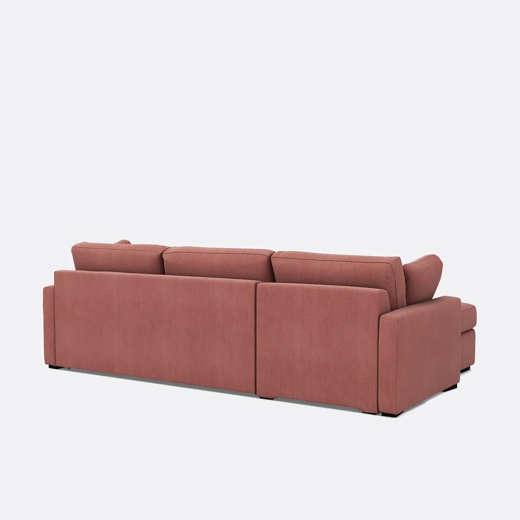 Comfort Bultex® corduroy hoekbank Timor