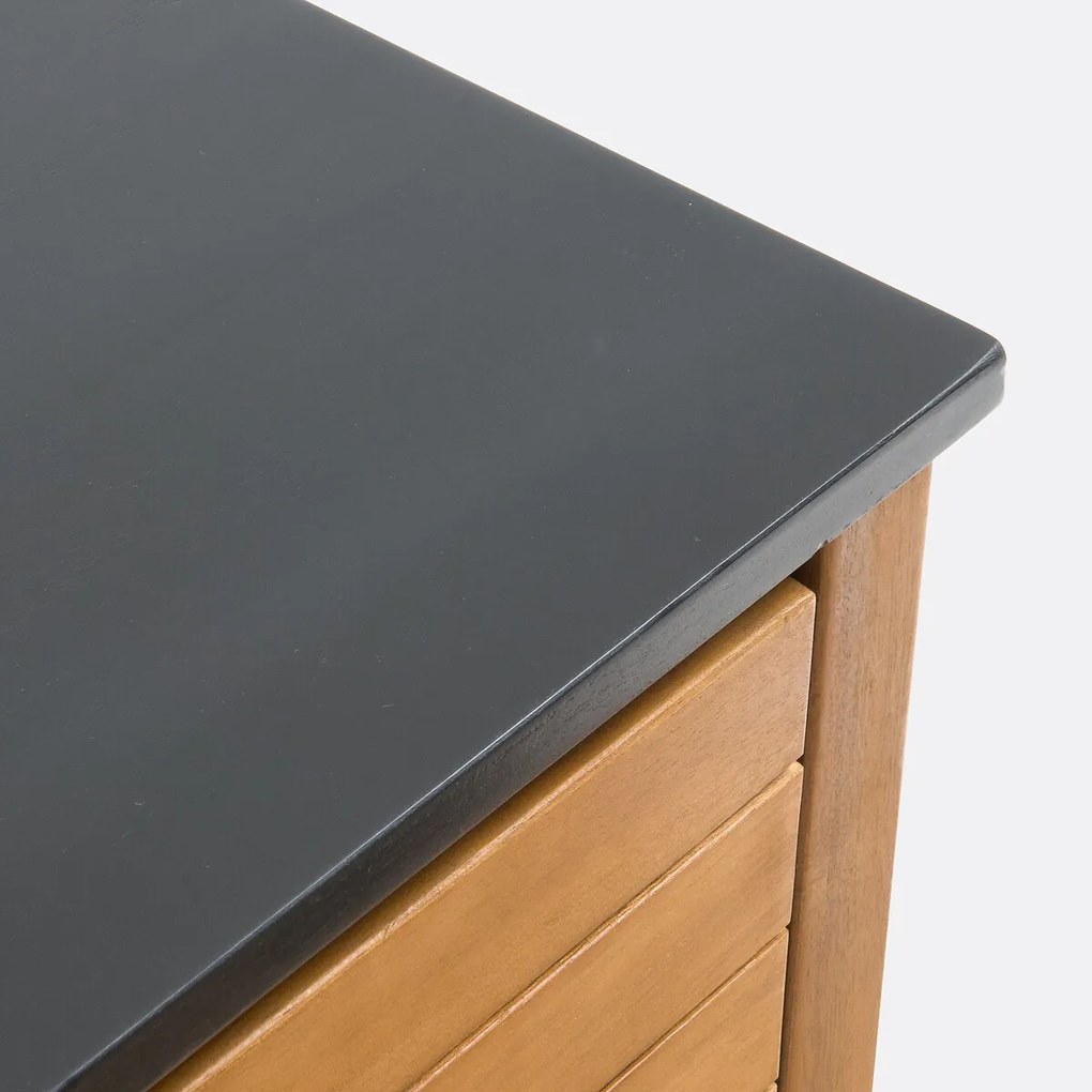 Meubel voor wastafel Saturne, acacia, L120 cm