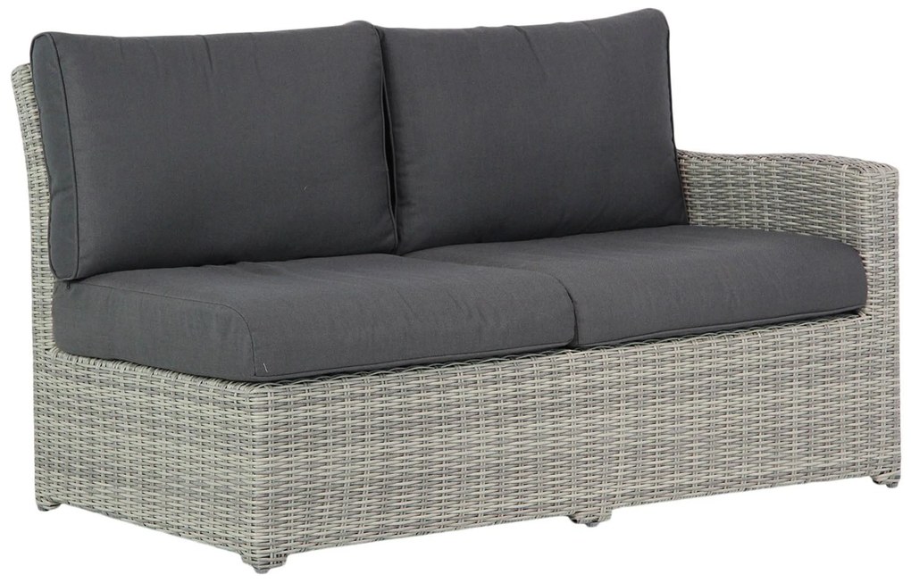 Loungeset tuin 4 personen Wicker Grijs Garden Collections Giardino