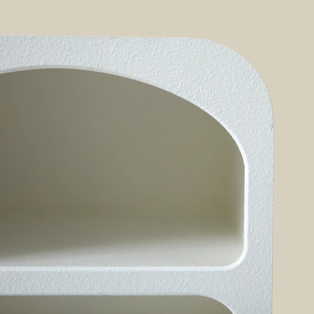 Organisch Nachtkastje Wit - 45x40x55cm.