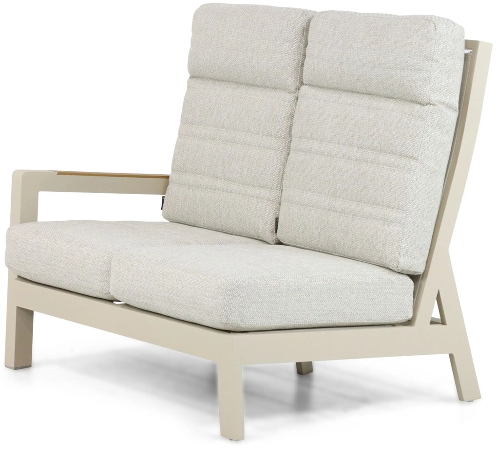 Hoek loungeset 6 personen Aluminium Taupe Lifestyle Garden Furniture Evora