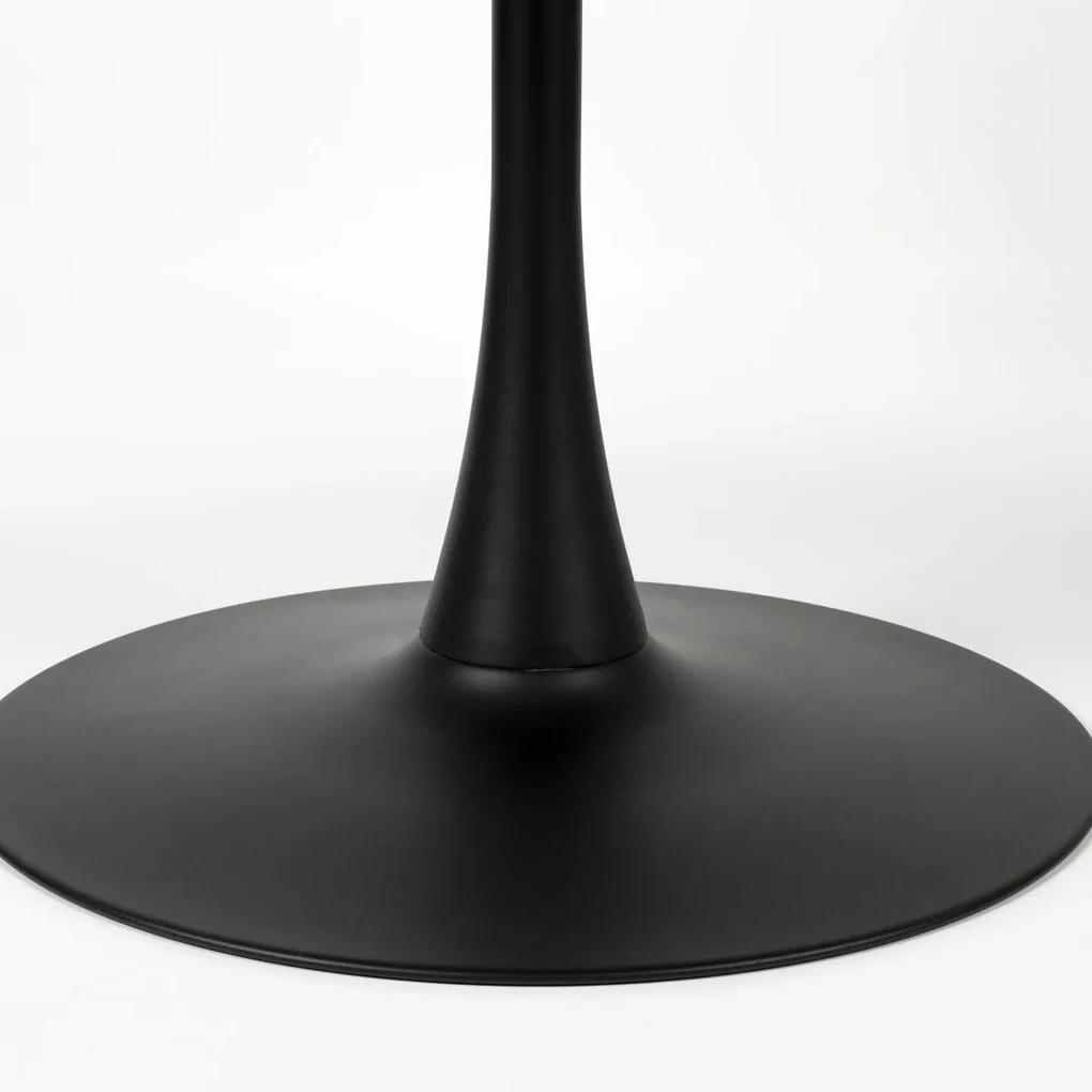 Ronde Eettafel Bruin Marmer - 110 X 110cm.