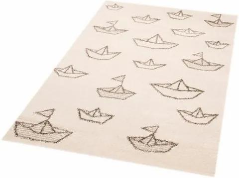 Vloerkleed voor de kinderkamer, »Paper Boat Sammy«, ZALA LIVING, rechthoekig, h 17 mm, mach. geweven