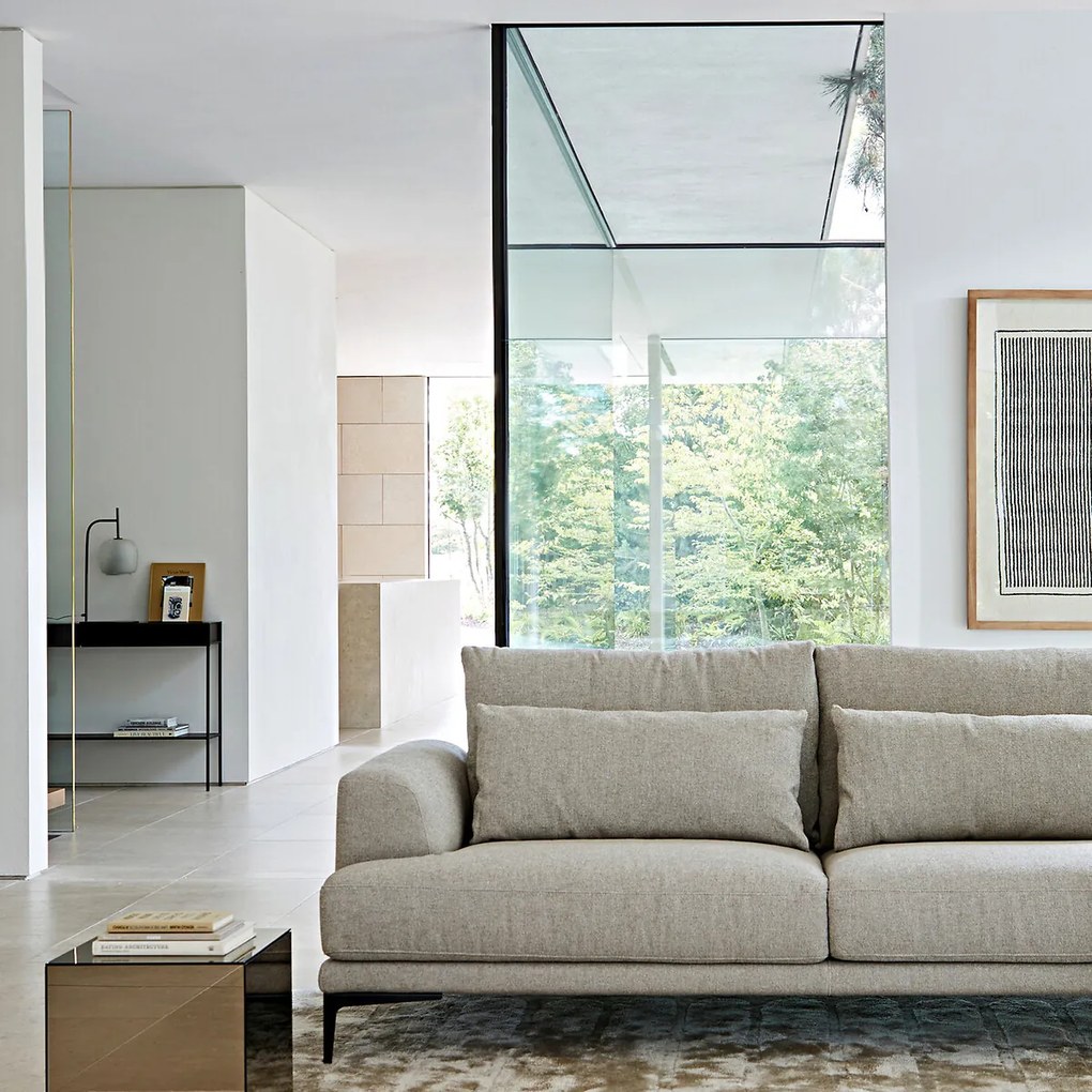 Wandtafel dubbel plateau, staal, used effect, Fébée