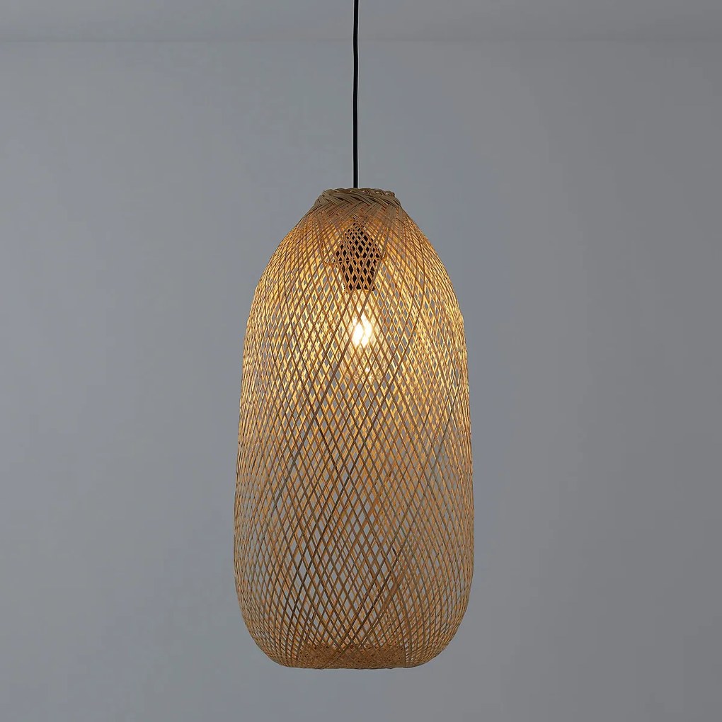 Hanglamp in bamboe Ø30 cm, Ezia