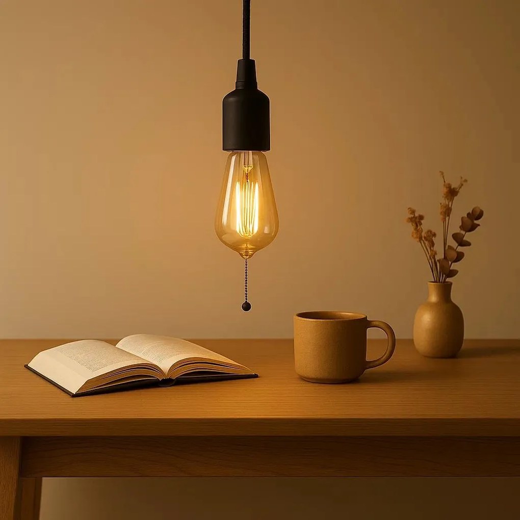 Hanglamp Byron Antiek Zwart