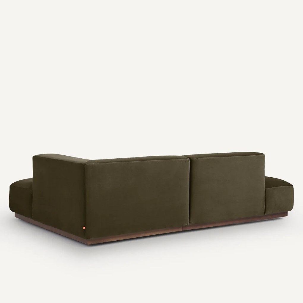 Rechter hoekbank in fluweel, Jacopo