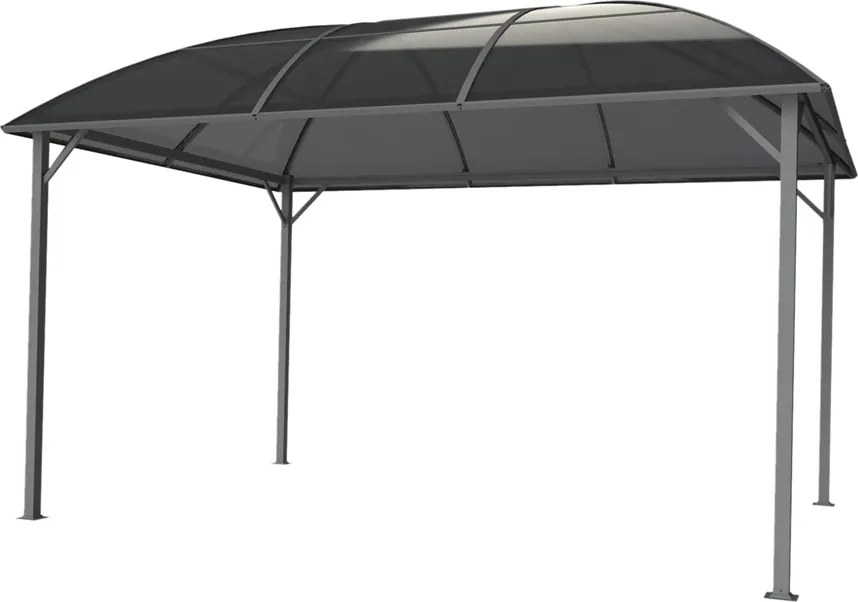 Metalen tuinhuis Dominican 3x4 met klamboe Garden Point antraciet