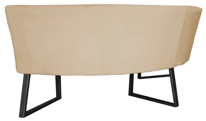 Eetkamerbank - Hengelo - geschikt voor ronde tafel 150 cm - stof Element beige 06