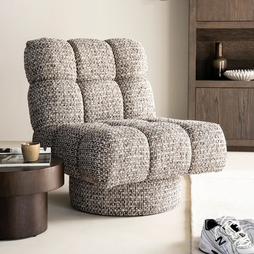 Bubbel Fauteuil Draaibaar Taupe