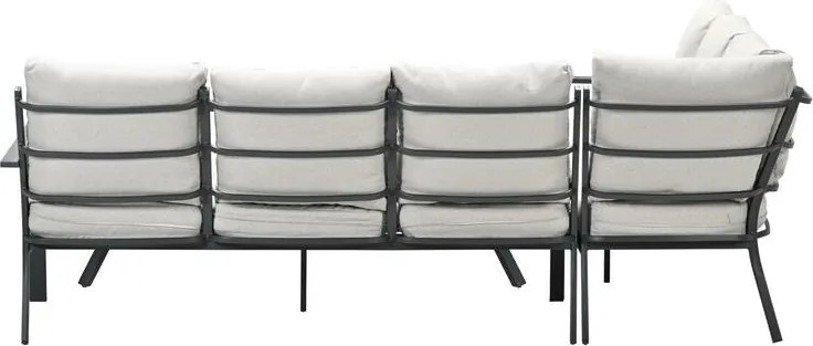 Garden Impressions Senja lounge dining set 3-delig links - desert sand