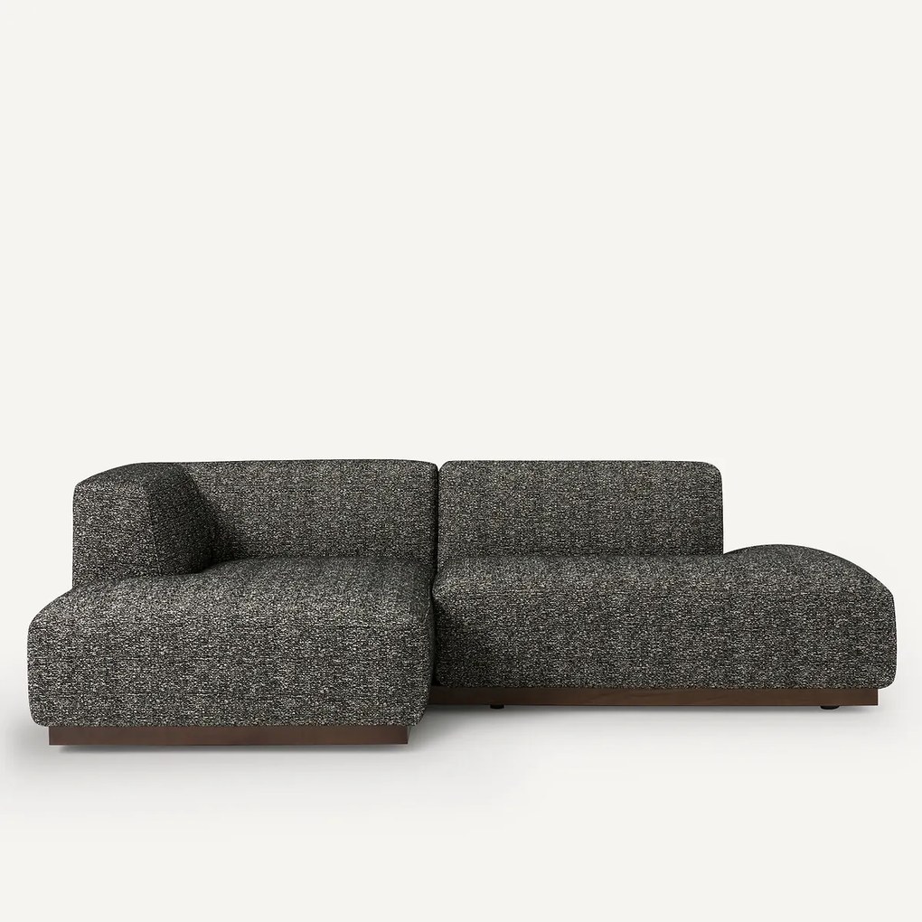 Linkse hoekbank bouclé stof, Jacopo