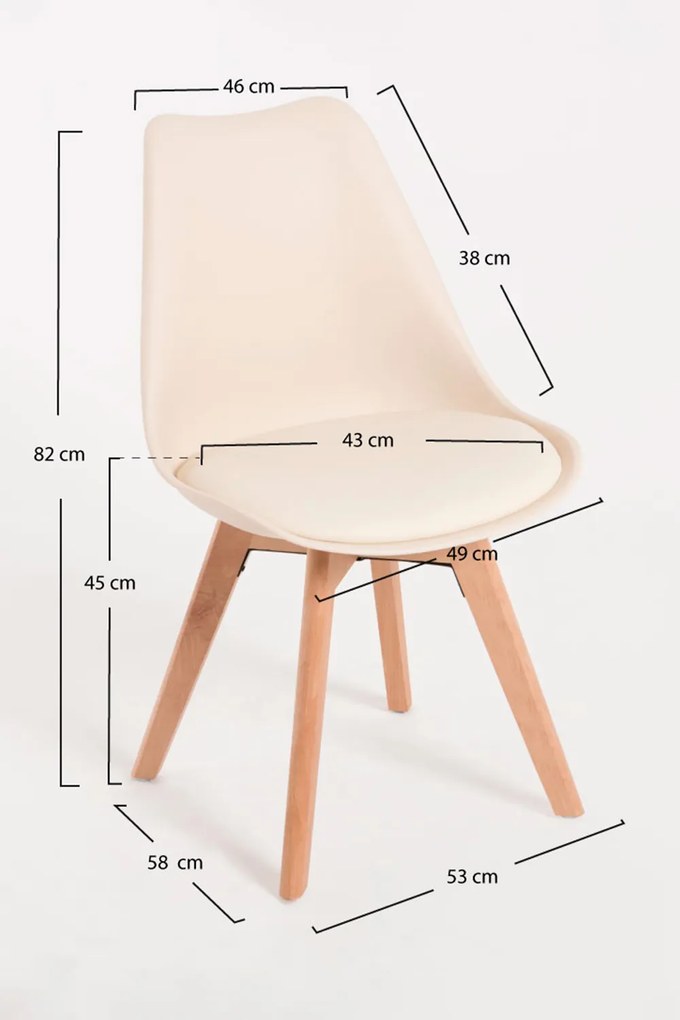 Pakket van 4 Synk Basic stoelen