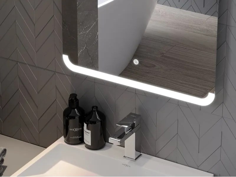 Mexen Nida verlichte badkamerspiegel 120 x 80 cm, LED 6000K, anti-condens - 9806-120-080-611-00