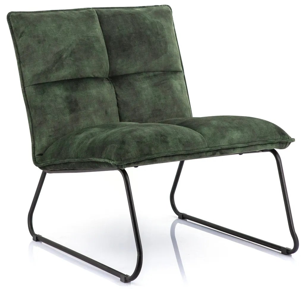 Eleonora Ruby Fluwelen Design Fauteuil Groen