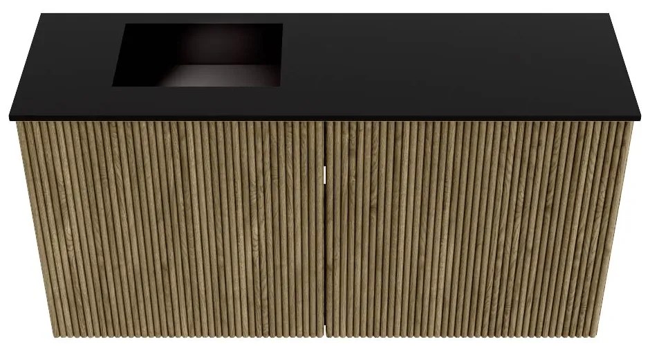 Mondiaz Joya 80cm toiletmeubel dusk met wastafel faye links 1 kraangat urban