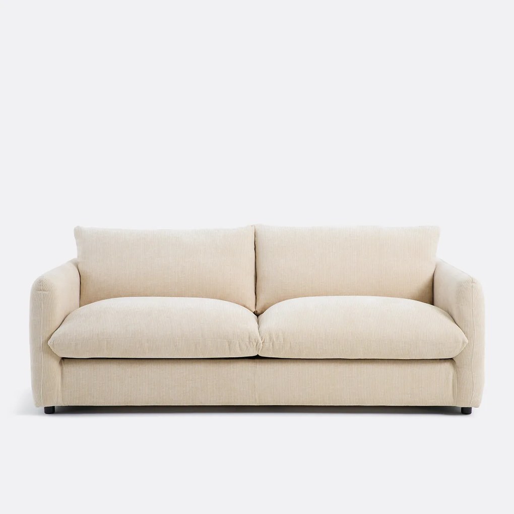 2-, 3-, 4-zitsbank, reliëffluweel Yde