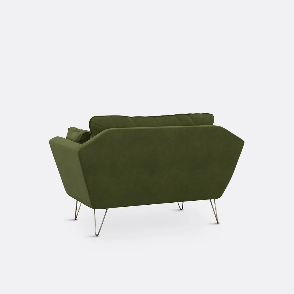 Fauteuil XL in fluweel Topim