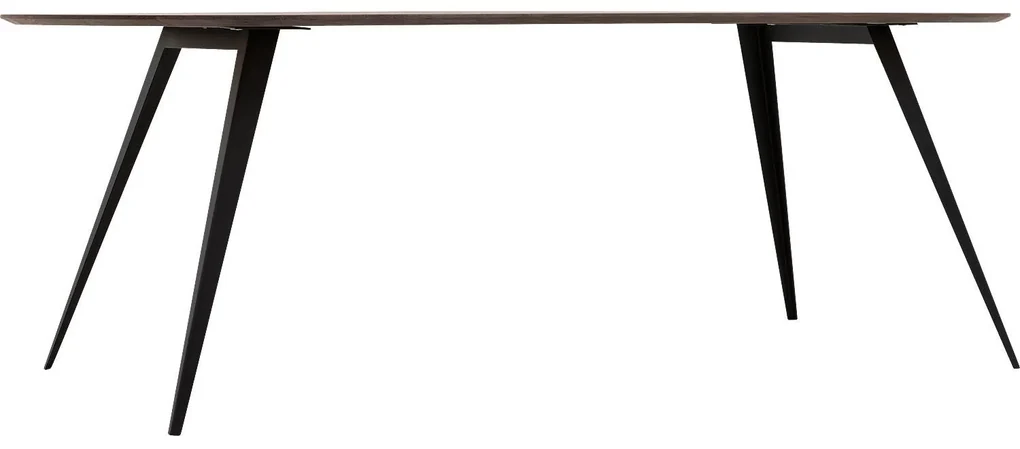 Goossens Excellent Eettafel Floyd, Semi rond 220 x 100 cm