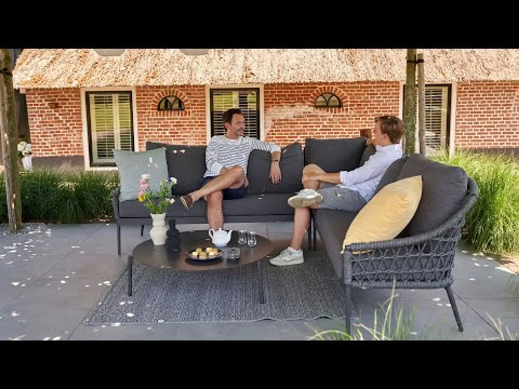 Hoek loungeset 5 personen Rope Grijs Coco Dalice/Pacific