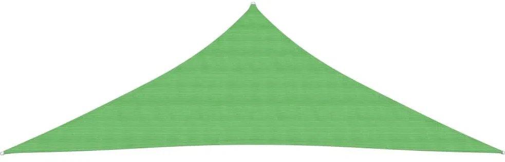 vidaXL Zonnezeil 160 g/m² 3x3x4,2 m HDPE lichtgroen
