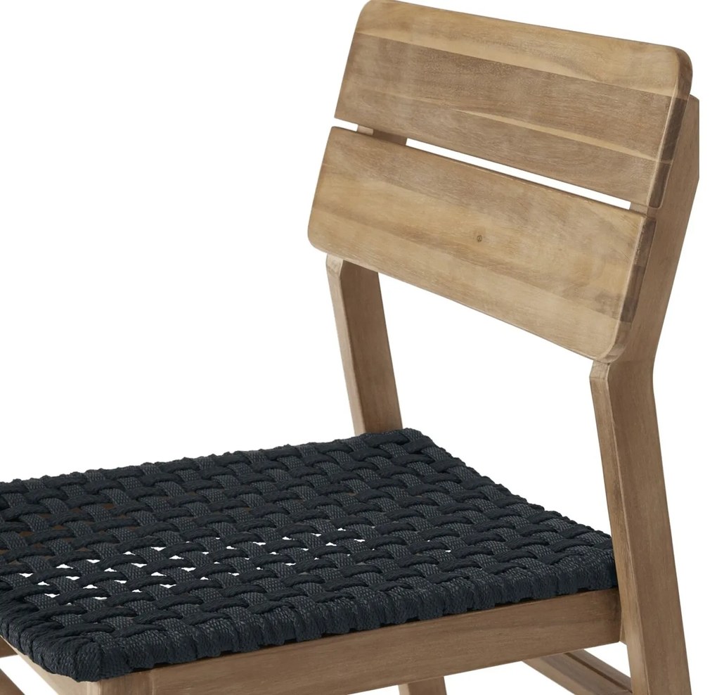 The Outsider Tuintafel Dining set - Javea - Tafel + 4 stoelen - Acaciahout/Rope - The Outsider