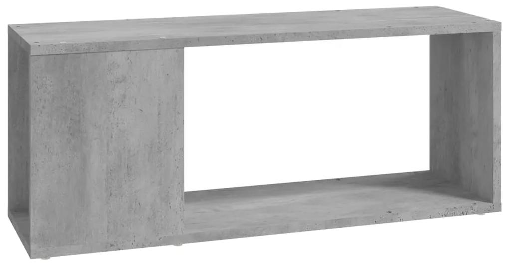 vidaXL Tv-meubel 80x24x32 cm spaanplaat betongrijs