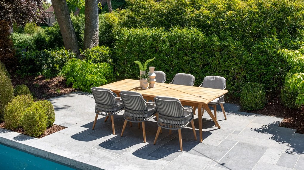 4 Seasons Sempre/Belair tuinset - 240x100 cm. - 7-delig
