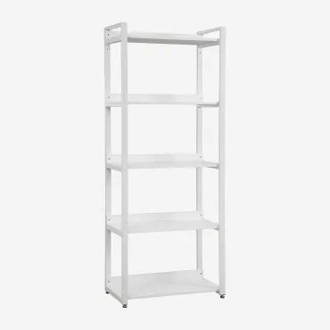 Ariaster Stalen En Houten Planken Wit - Sklum