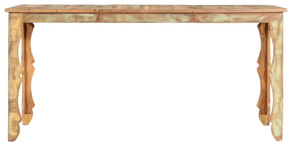 vidaXL Eettafel 160x80x76 cm massief gerecycled hout