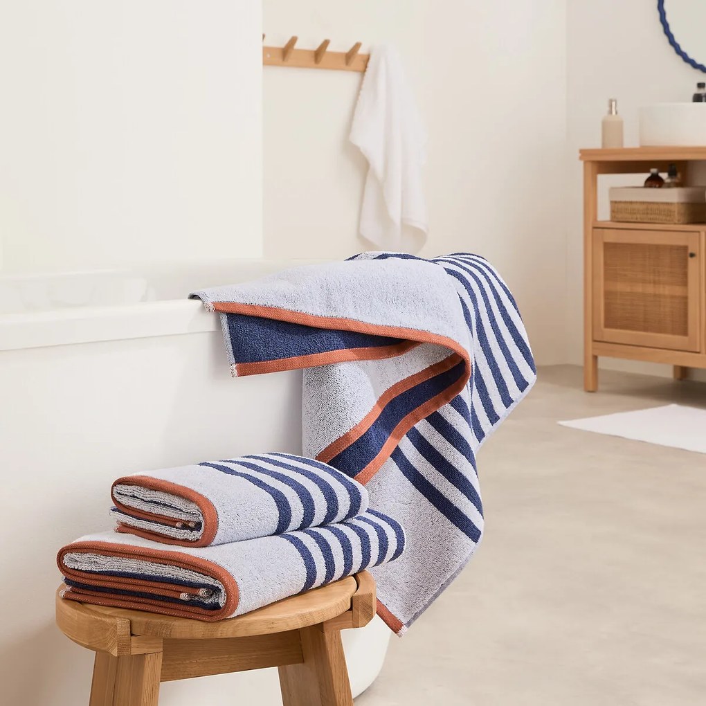 Gestreept maxi badlaken 500 g/m², Calanques