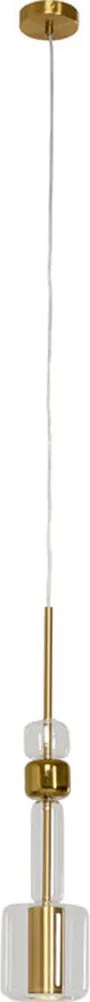 Hanglamp Goud En Glas