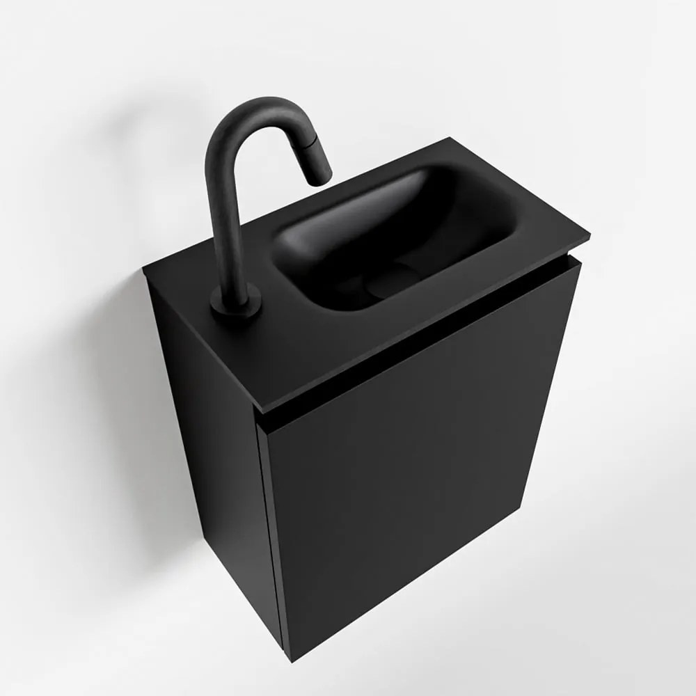 Mondiaz Ture 40cm toiletmeubel urban met wastafel urban rechts 1 kraangat