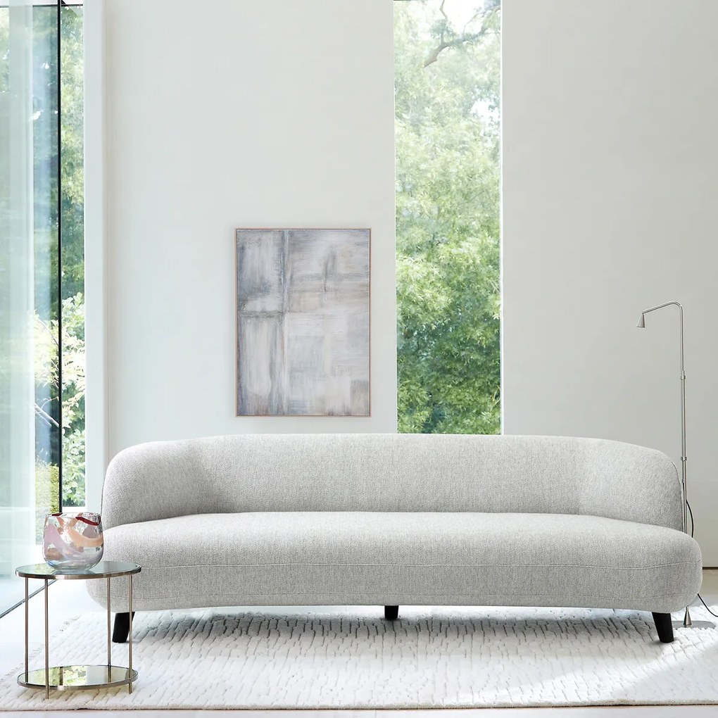 5-zitsbank, bouclé-effect, Rosebury, ontwerp Emmanuel Gallina