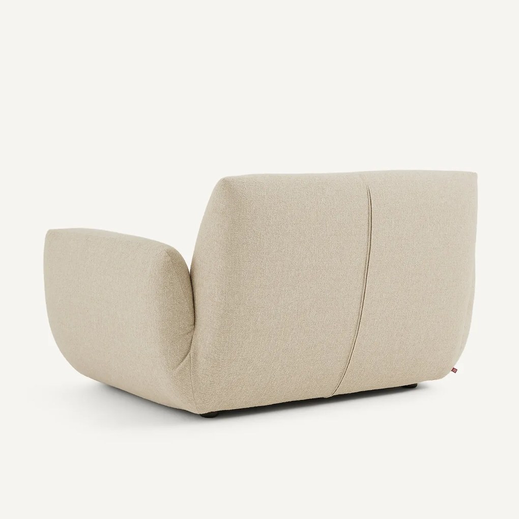 Fauteuil in bouclé stof, Spogano