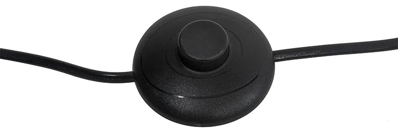 Industriële vloerlamp zwart met goud 160 cm - Magnax