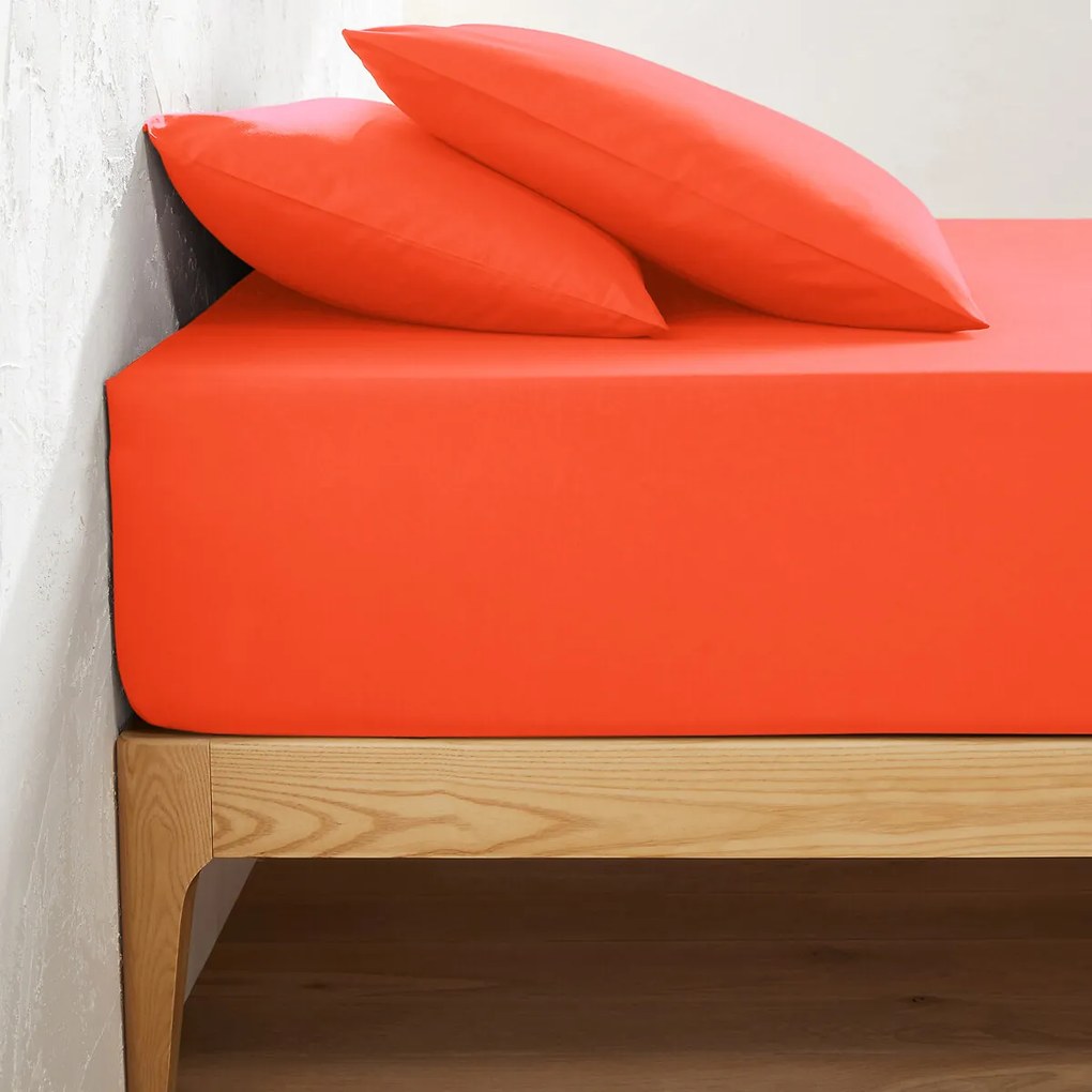 Effen hoeslaken in katoen, omslag 32 cm, Scenario