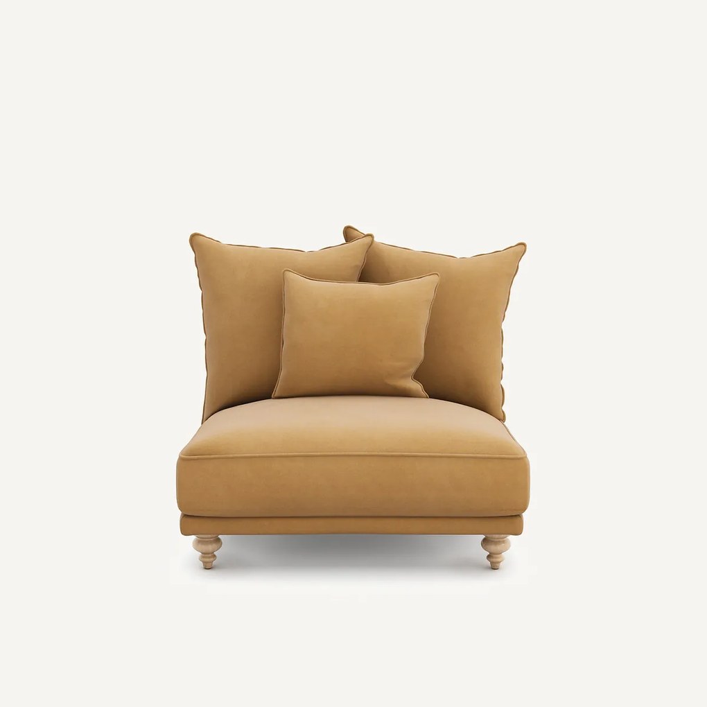 Bank in linnen fluweel, LAZARE