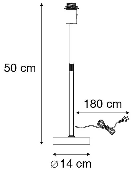 Moderne tafellamp staal verstelbaar - Parte