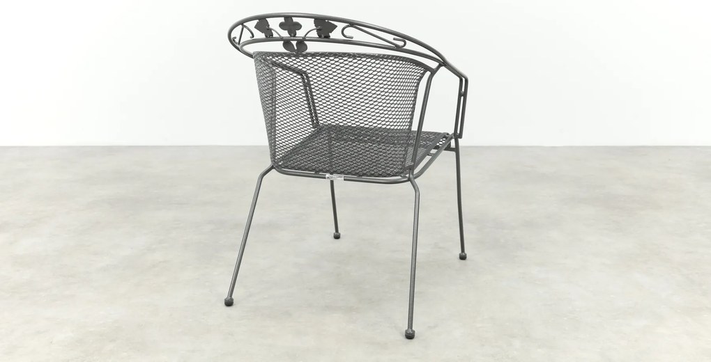 Royal Garden Elegance stapelbare tuinset strekmetaal 160x90 cm.