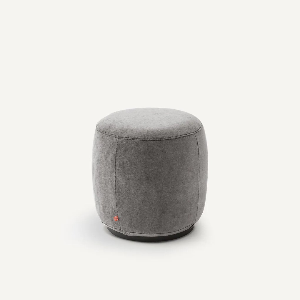 Voetsteun van stonewashed fluweel, Rosebury, ontwerp E. Gallina