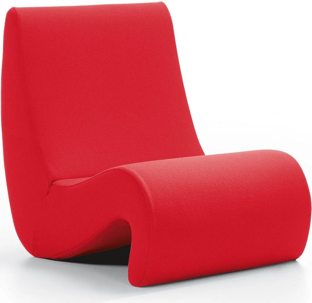 Vitra Amoebe fauteuil rood