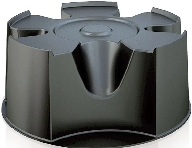 Universele Regenton Voet'Basecan'- Zwart -Ø 51 cm