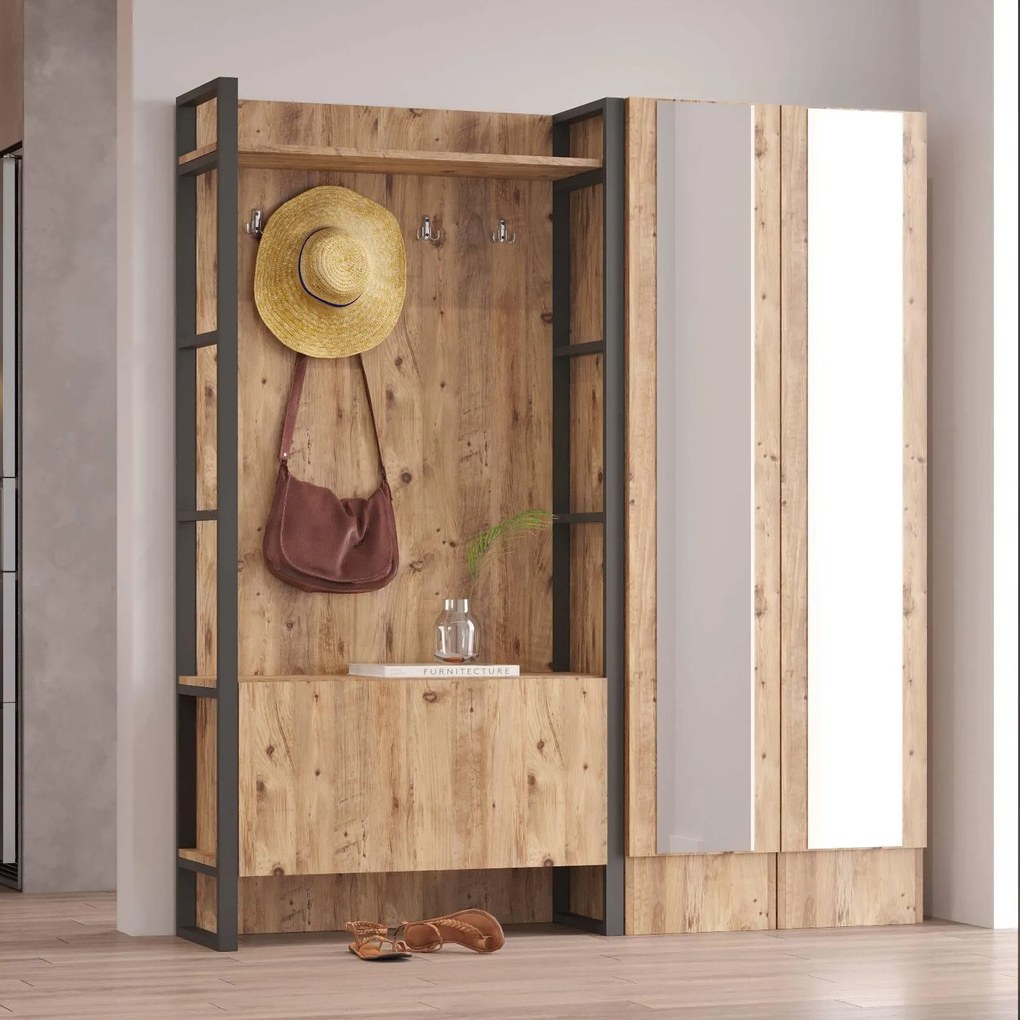 Halmeubel Ron spiegel rechts | Kalune Design
