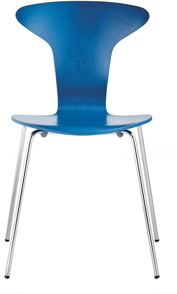 Howe Munkegaard Chrome stoel blauw