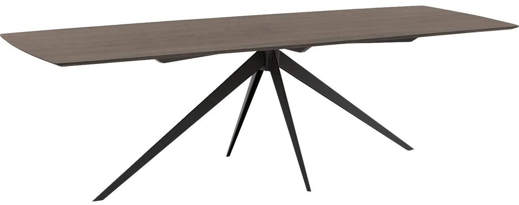 Goossens Excellent Eettafel Uniek, Semi rechthoekig 260 x 100 cm