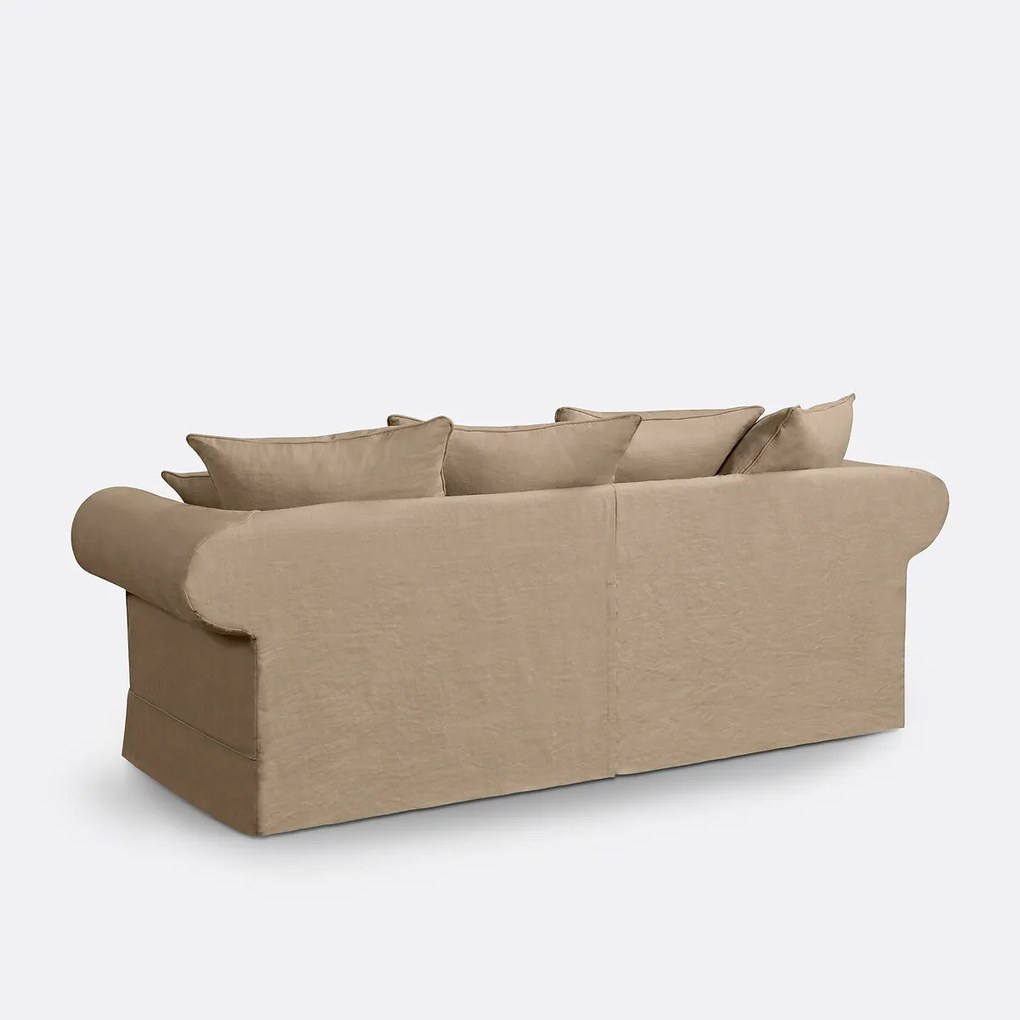 Hoekslaapbank Comfort Bultex® linnen, Adelia