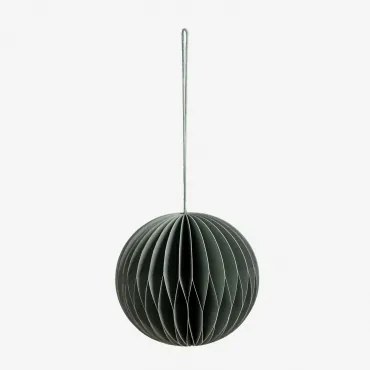Set Van 6 Kerstballen In Honingraatpapier Elsa Green Bay - Sklum