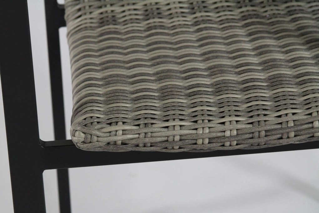 Tuinstoel stapelbaar Wicker Grijs-antraciet Lifestyle Garden Furniture Upton